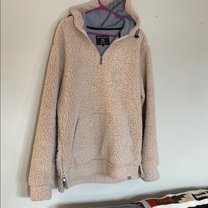 Sherpa Hoodie with 3 stylish zippers